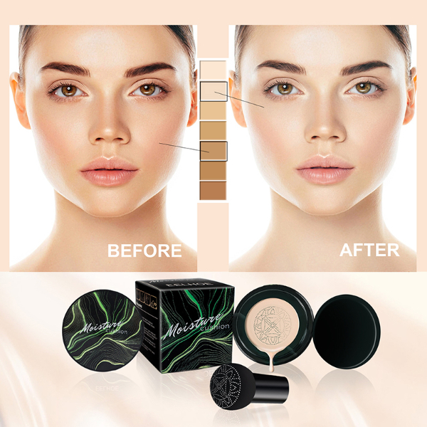 BB Cream Foundation Concealer Air Cushion Mushroom Head CC Whitening Makeup Cosmetics Makeup