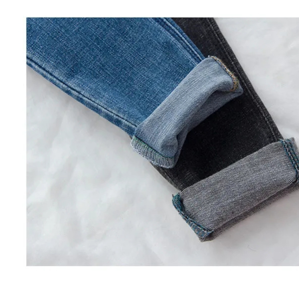 Baby Girls Pants Boys Jeans Fall/Winter Outerwear Pants Children's Trousers Slim Stretch Pants  Trousers & Leggings