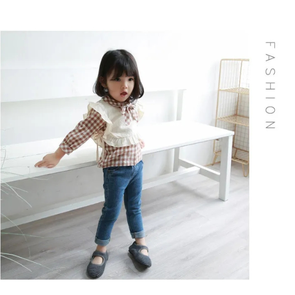 Baby Girls Pants Boys Jeans Fall/Winter Outerwear Pants Children's Trousers Slim Stretch Pants  Trousers & Leggings