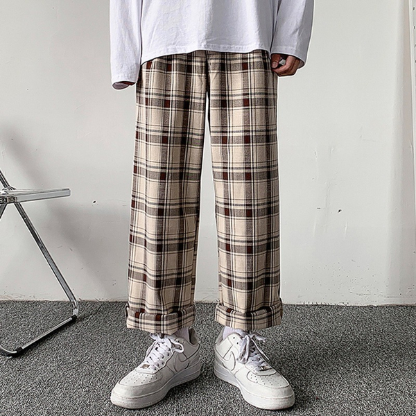 Men's Work Baggy Homme Casual Pants Classic Style Jeans Pink/blue Black Loose Straight Pants Biker Denim Trousers