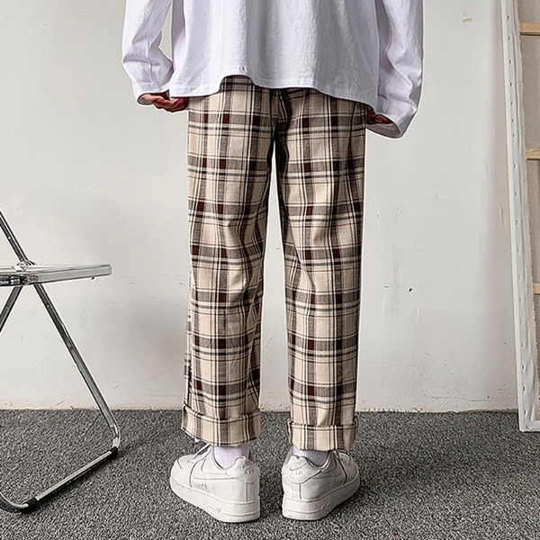 Men's Work Baggy Homme Casual Pants Classic Style Jeans Pink/blue Black Loose Straight Pants Biker Denim Trousers