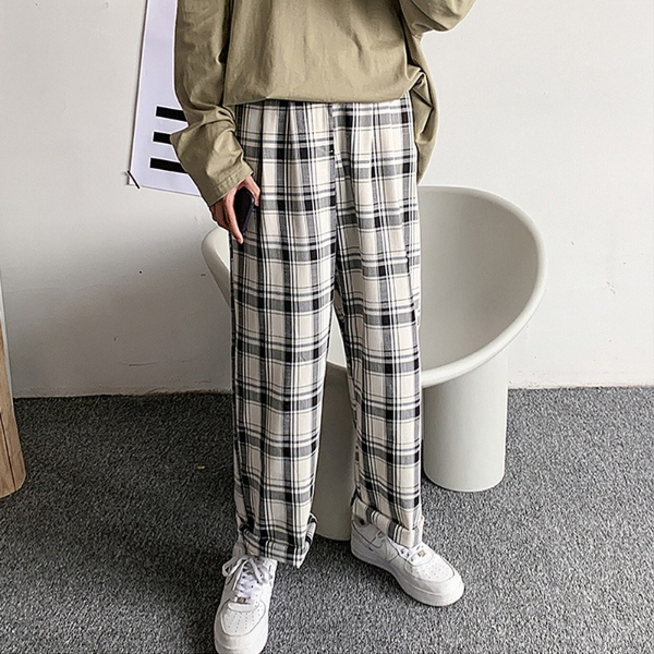 Men's Work Baggy Homme Casual Pants Classic Style Jeans Pink/blue Black Loose Straight Pants Biker Denim Trousers