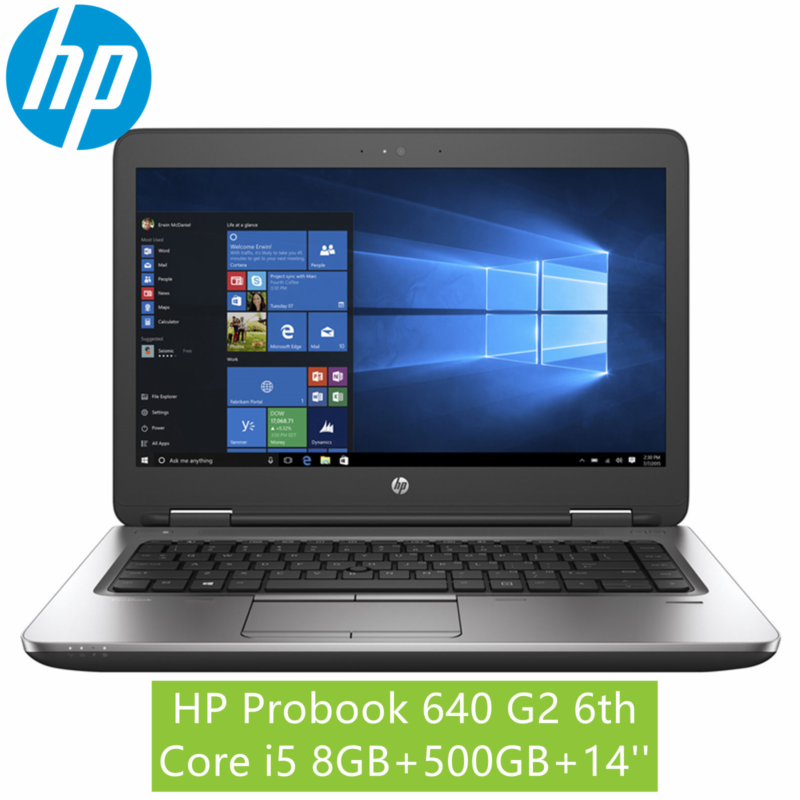 HP Probook 640 G2 6th Core i5 8gb ram+500gb hdd 14'' Refurbished Laptop + Free Gifts