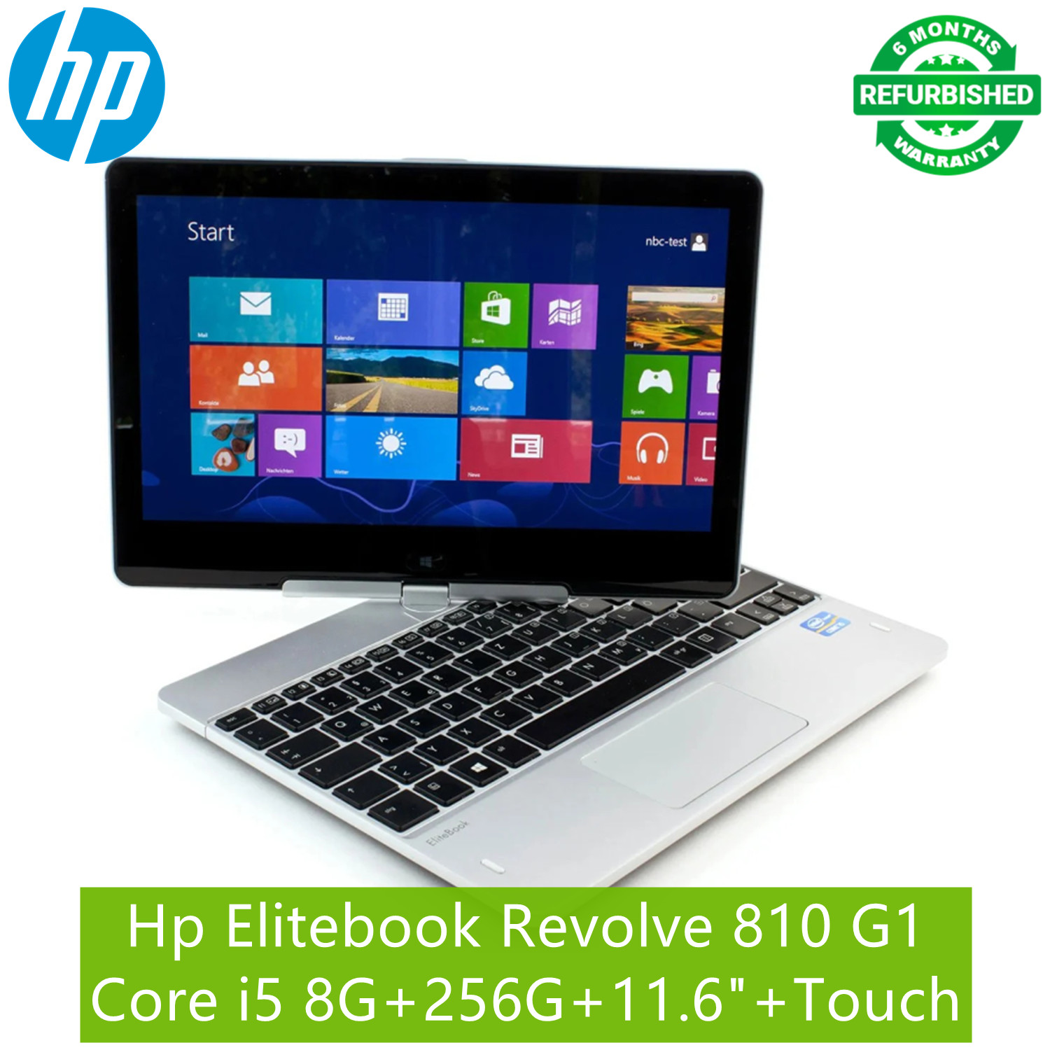 HP EliteBook outlet Revolve 810 Touchscreen Laptop