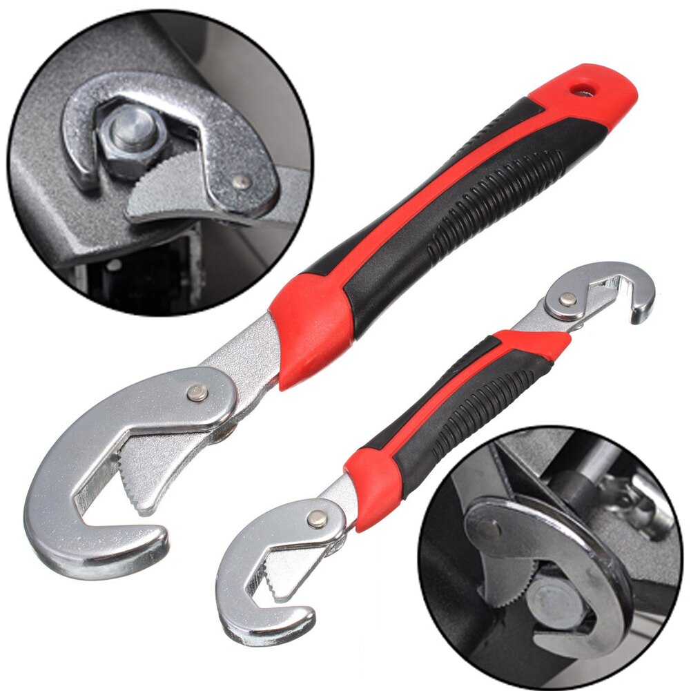 2PC Multi-function Universal Snap And Grip Wrench Spanner Set 9-32mm