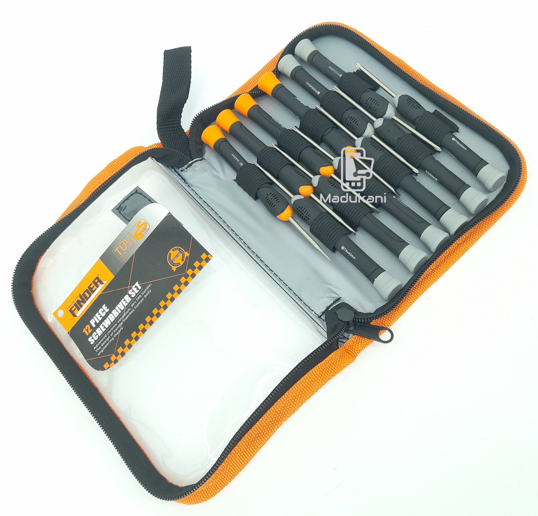 12PCS Multi-Function Magnetic Precision Screwdriver Set for Mobiles and Computers