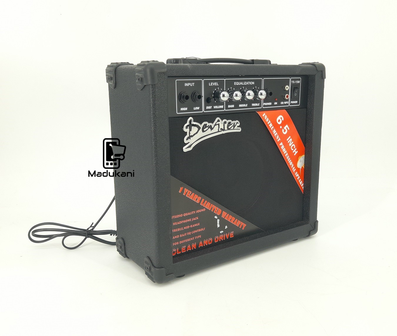 Deviser YX-15 15W 6.5-inch Guitar Amplifier Combo