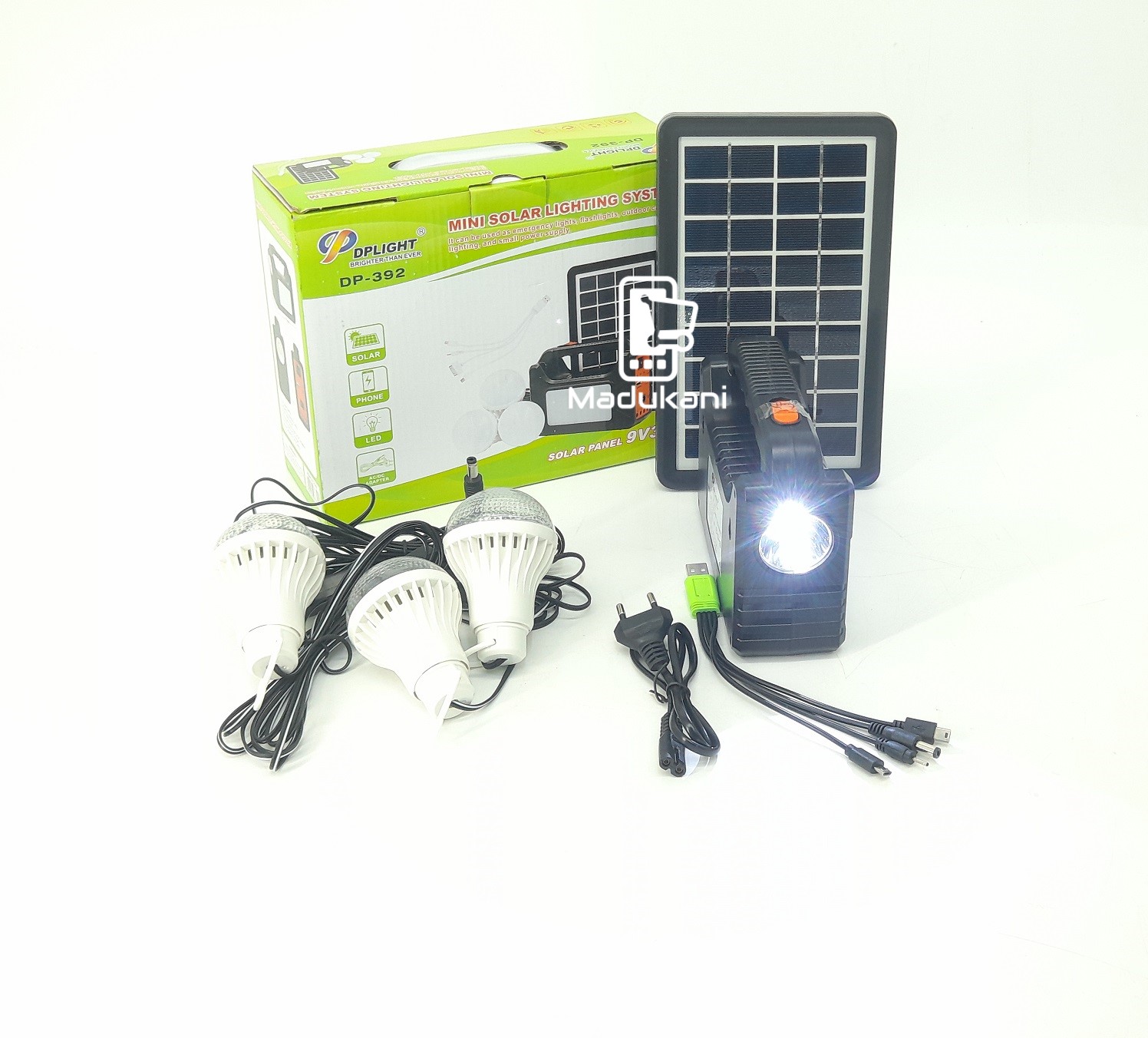 DPLIGHT DP392 Solar Home Lighting System