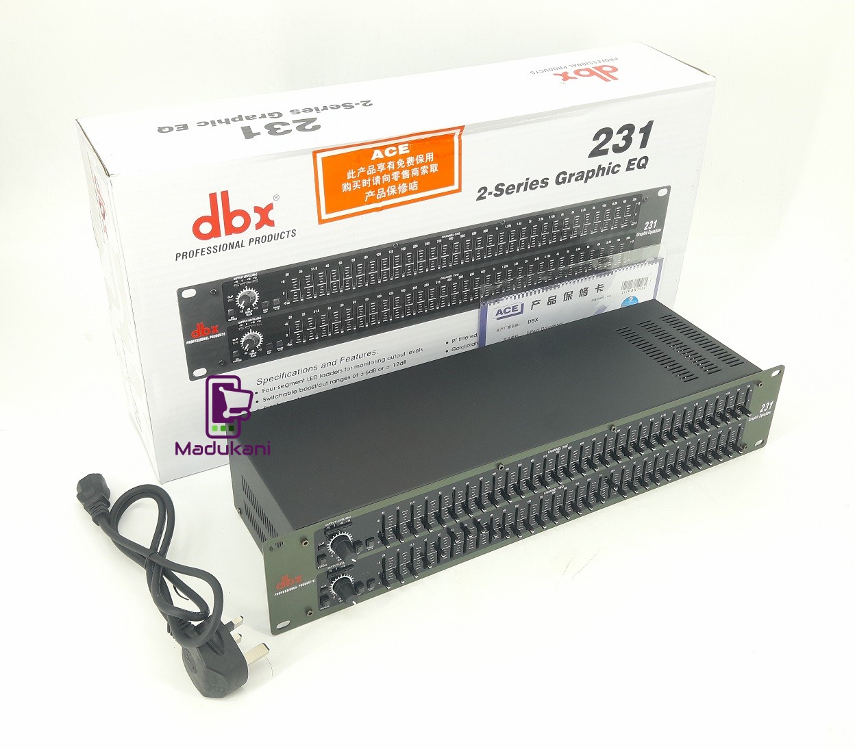 DBX 231 2-Series Graphic EQ