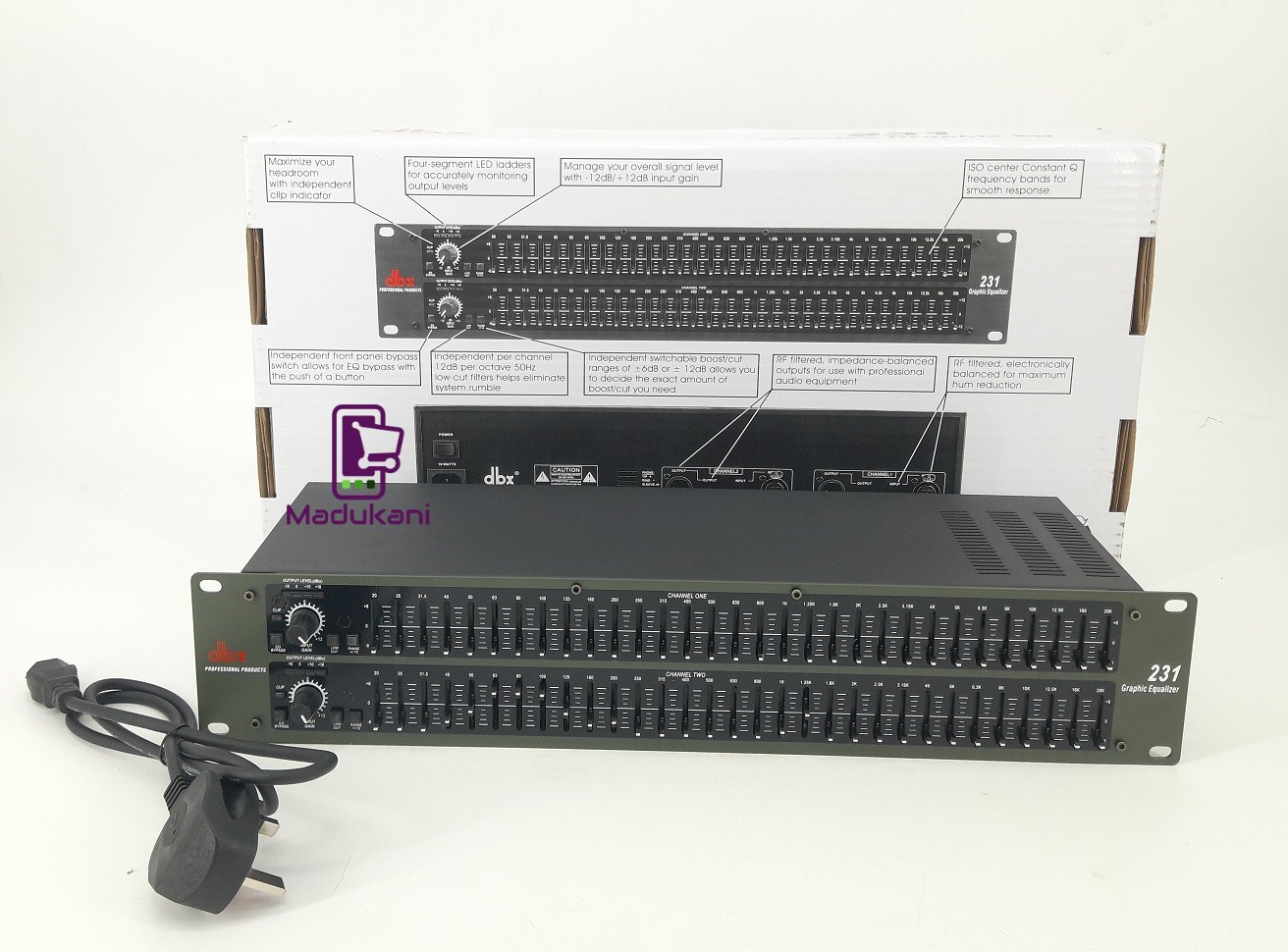 DBX 231 2-Series Graphic EQ