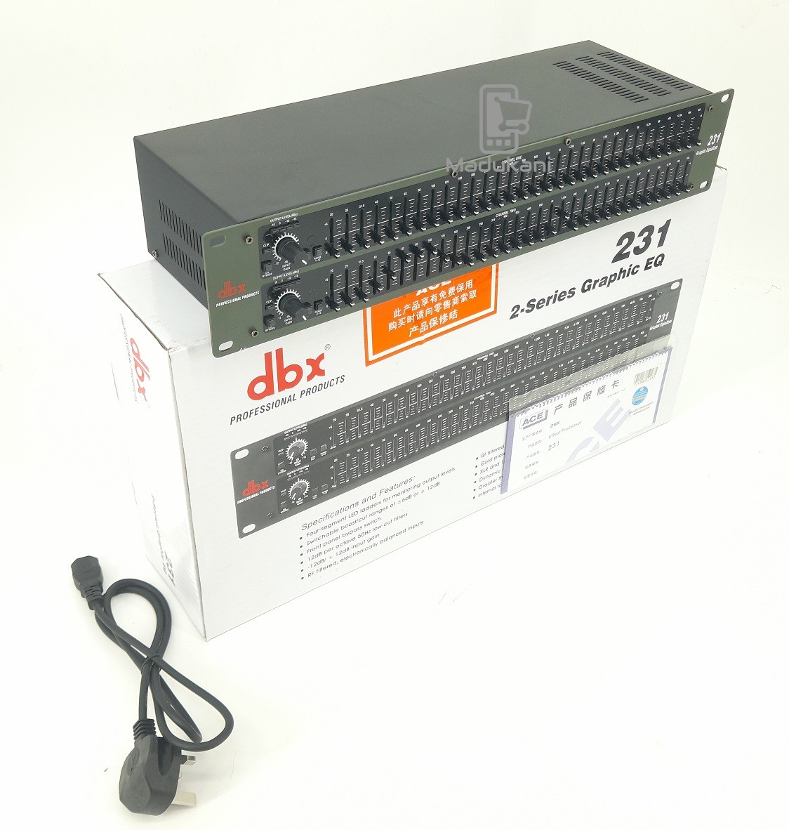 DBX 231 2-Series Graphic EQ