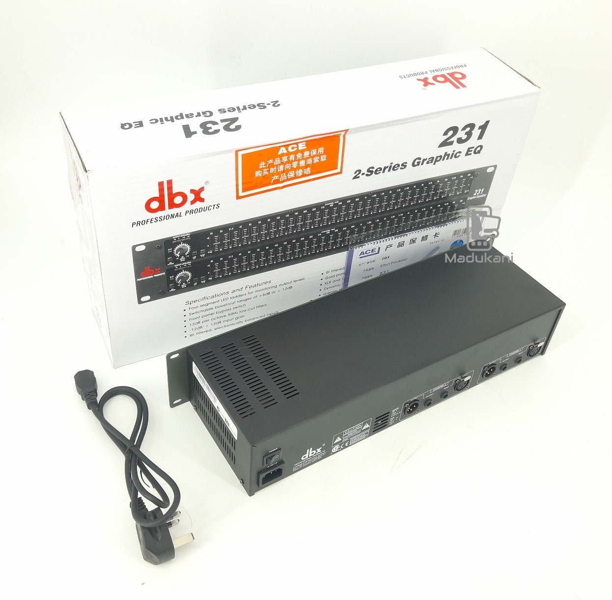 DBX 231 2-Series Graphic EQ