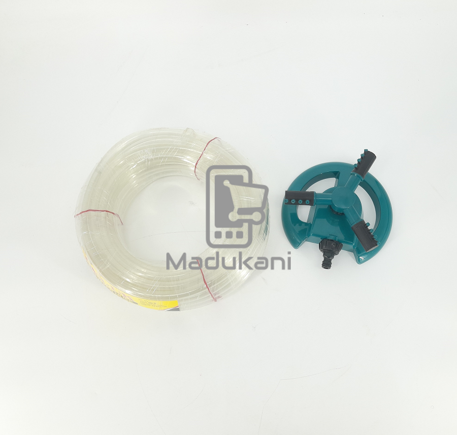 Lawn Garden Sprinkler with 8m Hose Pipe