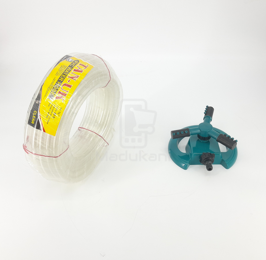 Lawn Garden Sprinkler with 8m Hose Pipe