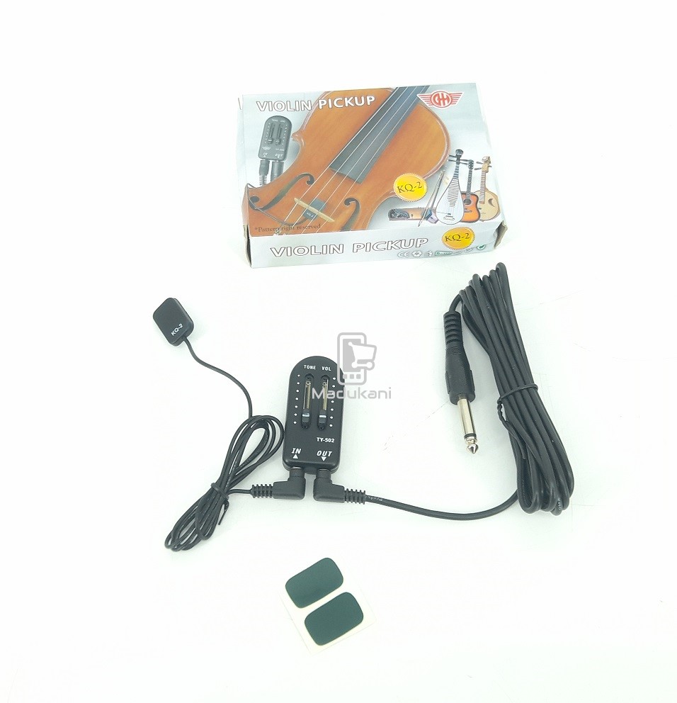 KQ-2 Vioin Pickup for Stringed Instruments with Volume Tone Controls