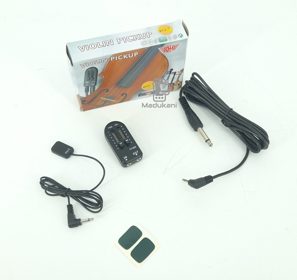 KQ-2 Vioin Pickup for Stringed Instruments with Volume Tone Controls