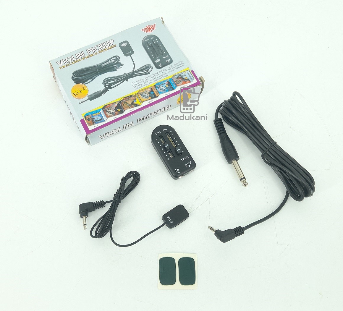 KQ-2 Vioin Pickup for Stringed Instruments with Volume Tone Controls