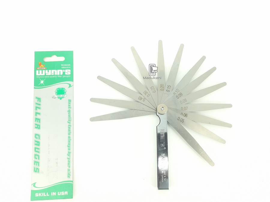 Metric Feeler Gauge Filler Gauges