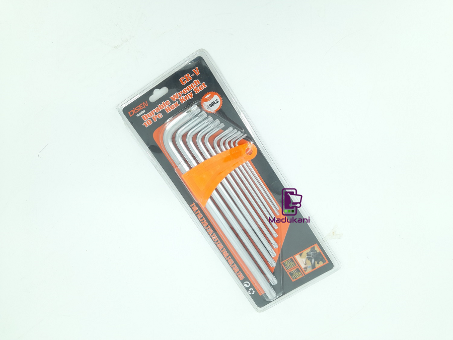 10pcs Torx Hex Key Allen Star Set