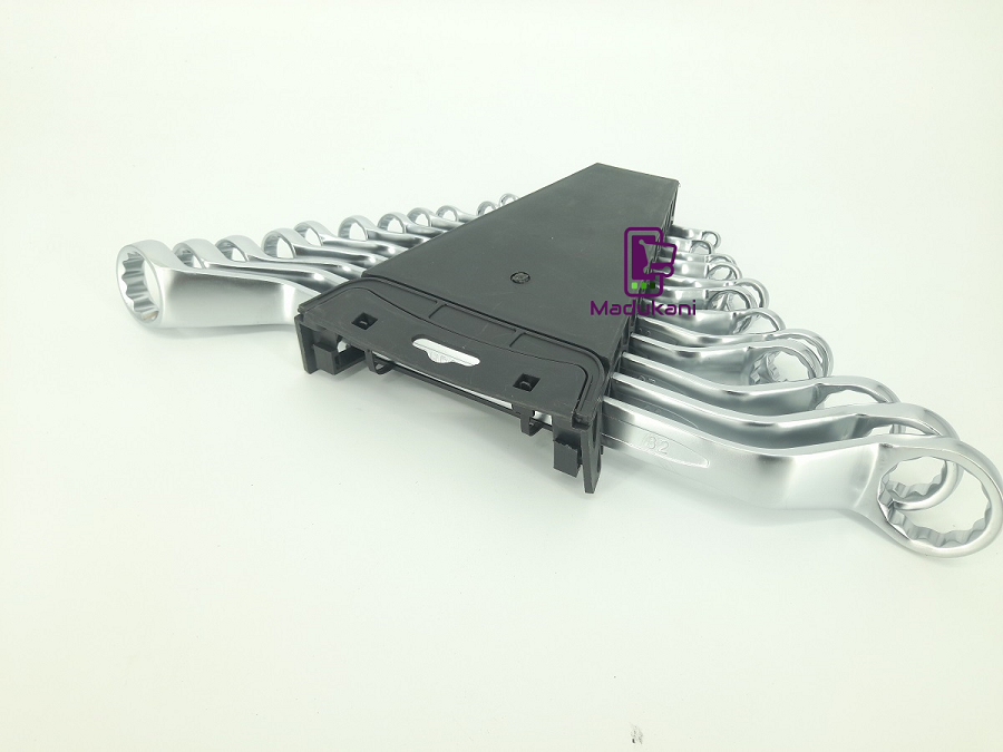 12PCS Double Offset Ring Spanner Wrench Set Disen Tools