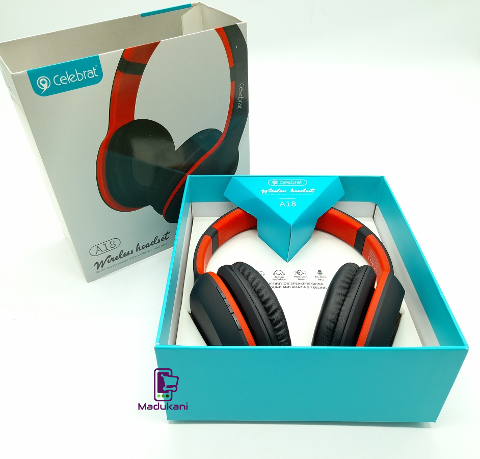 Celebrat A18 Bluetooth v5.0 Lightweight Active Noise Reduction Headphones