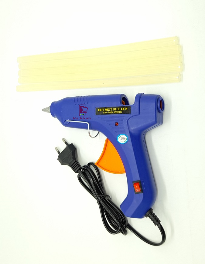 Hot Melt Glue Gun with 5 Glue Sticks