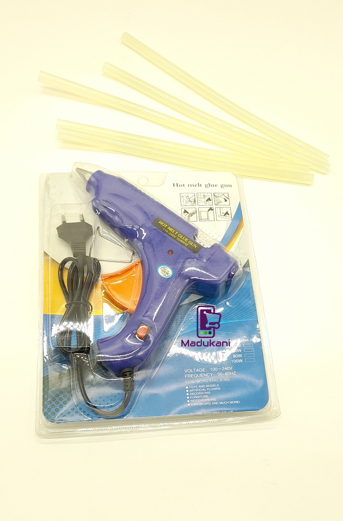 Hot Melt Glue Gun with 5 Glue Sticks