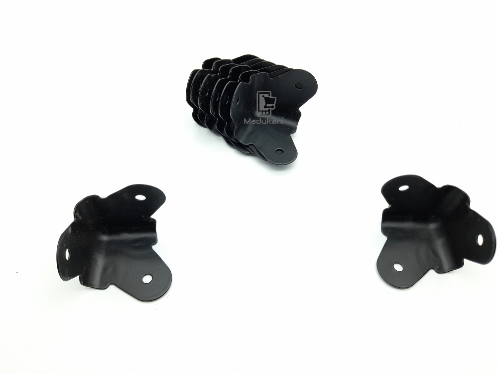 8PCS 1.1-Inch Rounded Metal Speaker Cabinet Corner Protectors