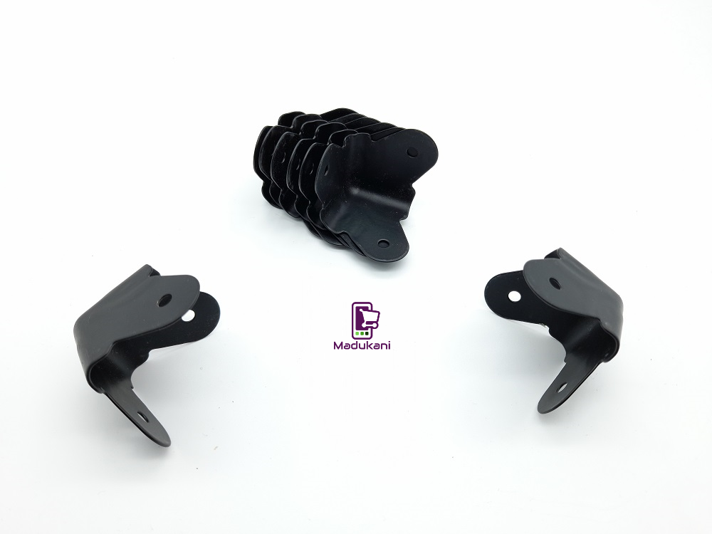 8PCS 1.1-Inch Rounded Metal Speaker Cabinet Corner Protectors