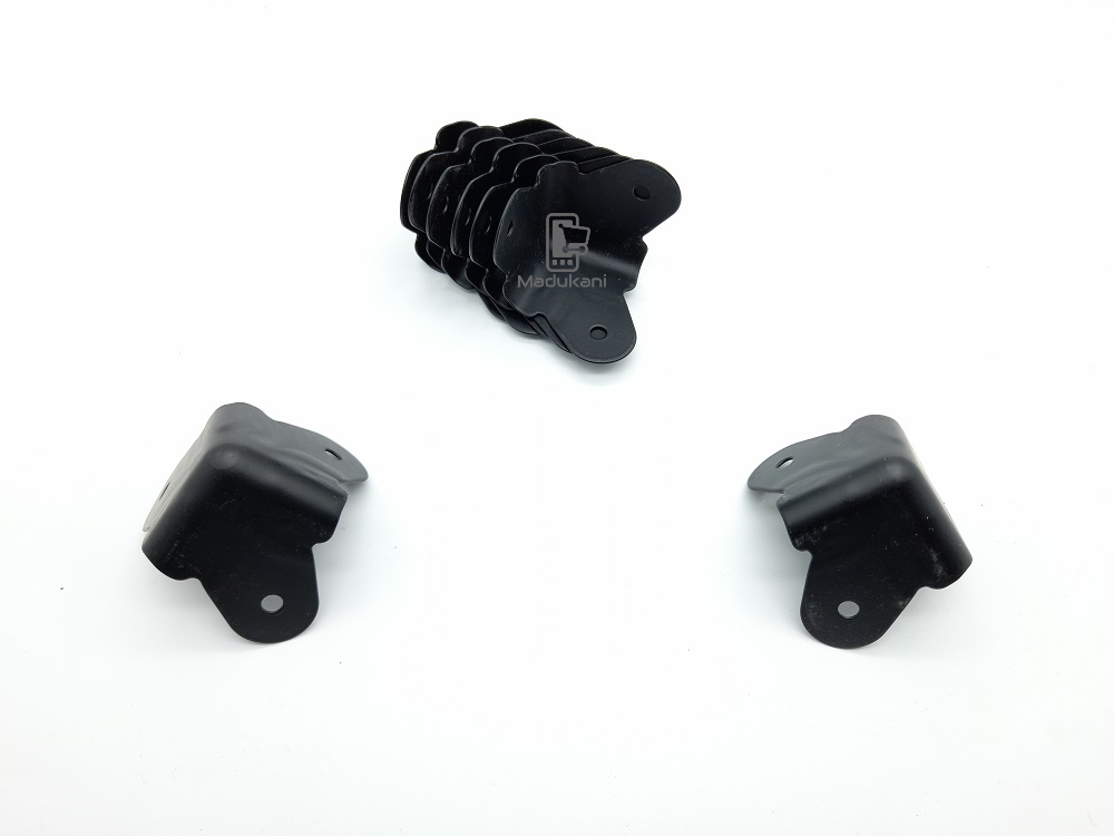 8PCS 1.1-Inch Rounded Metal Speaker Cabinet Corner Protectors