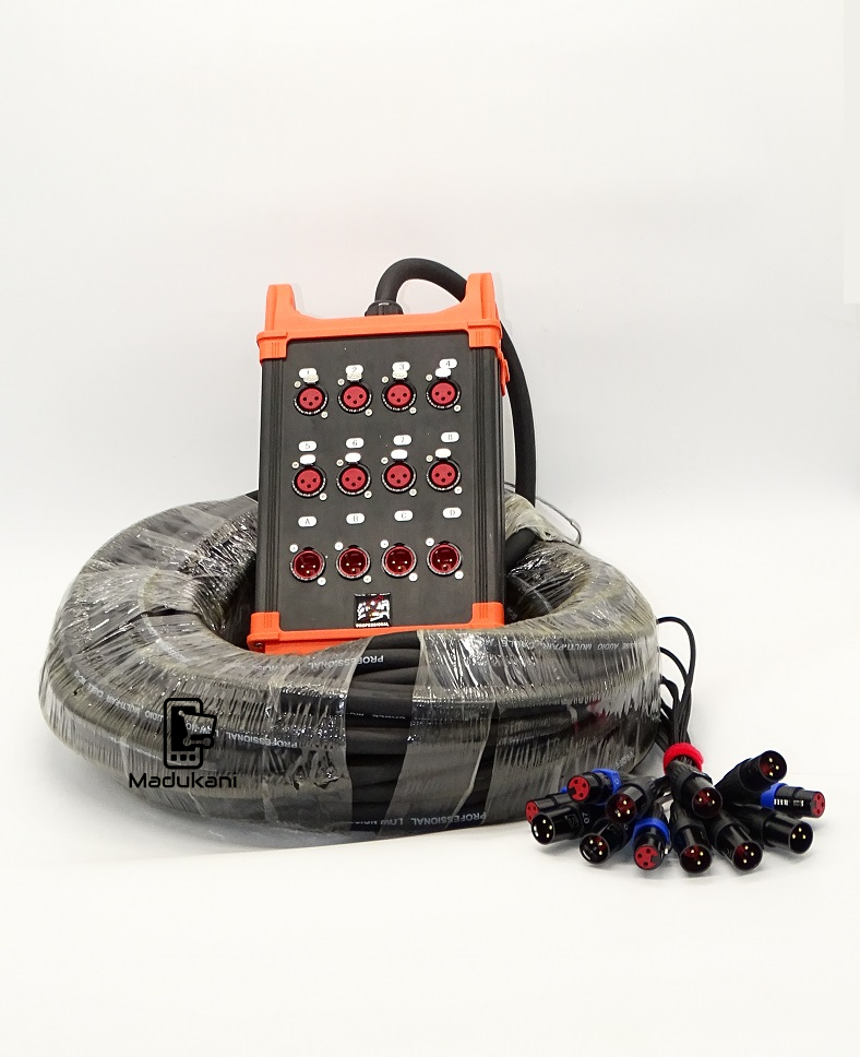 8 Channel 100-FOOT 30-METER XLR Snake Cable