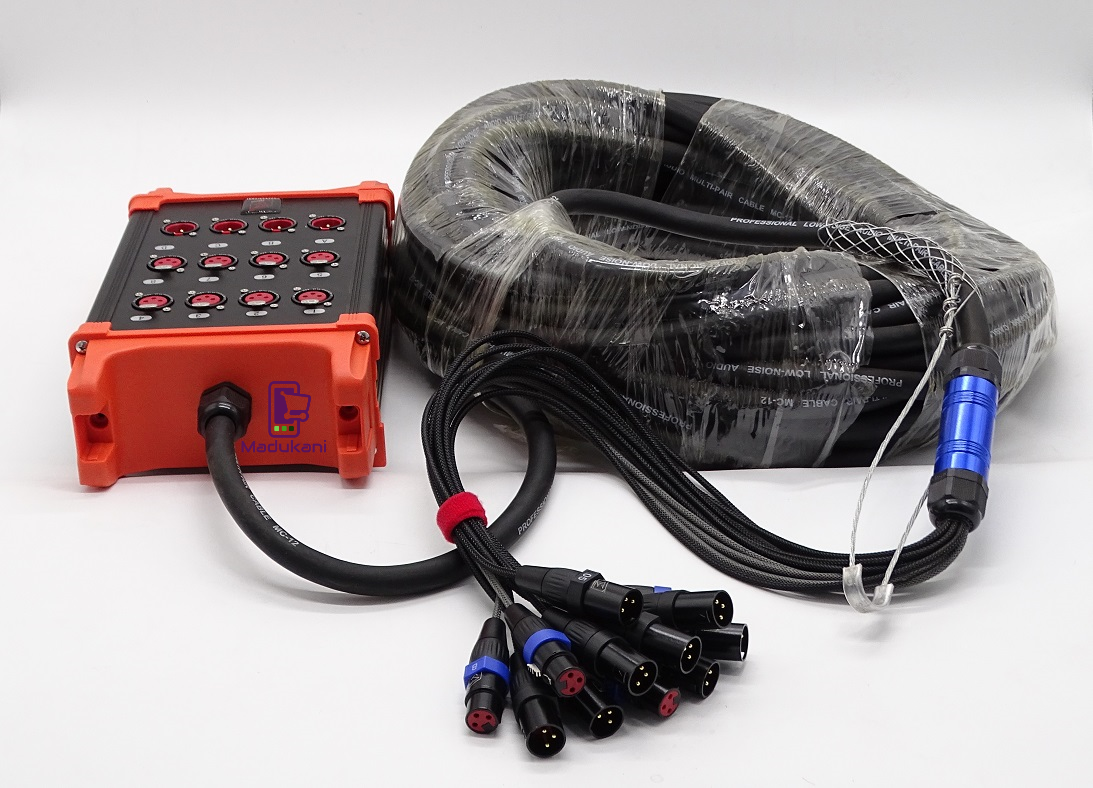 8 Channel 100-FOOT 30-METER XLR Snake Cable