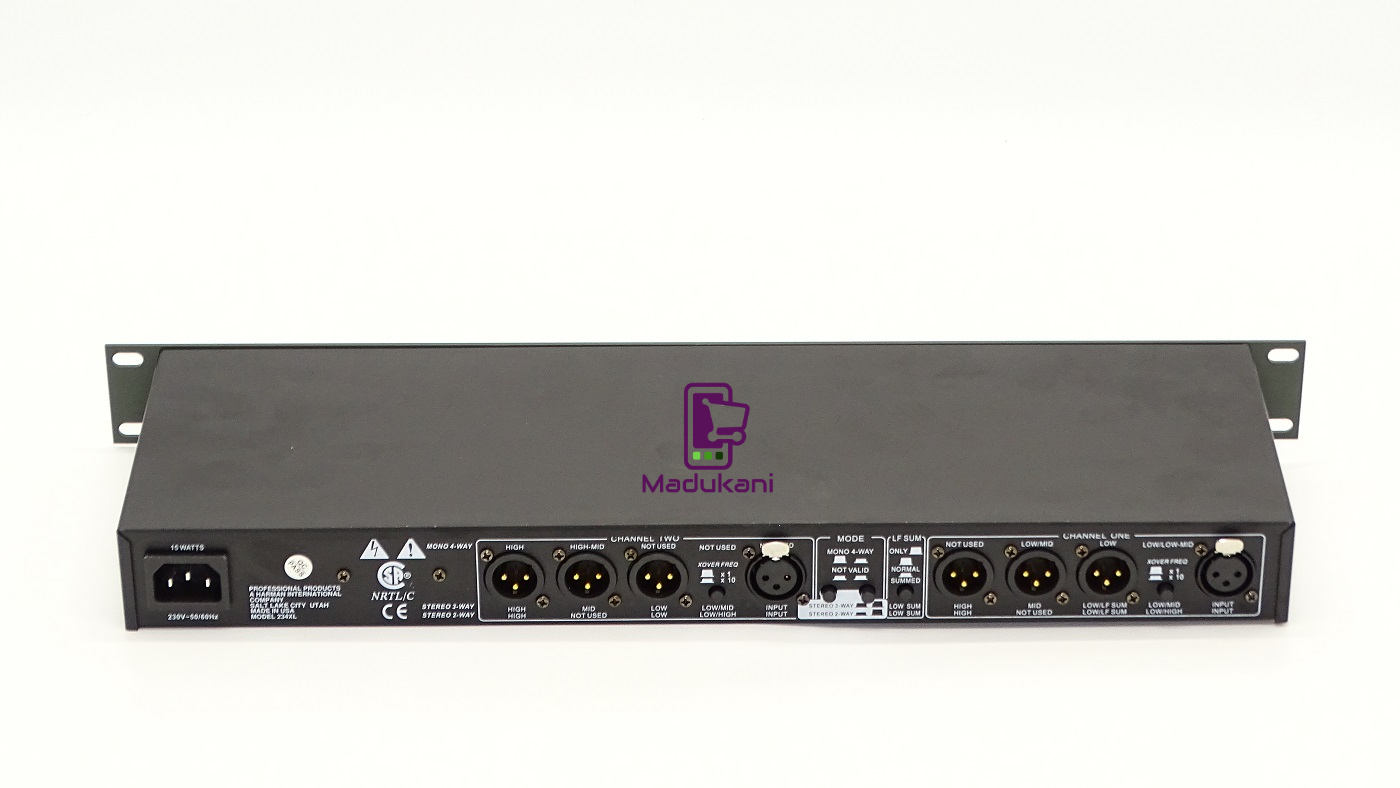DBX 234XL 2-Way 3-Way 4-Way Crossover