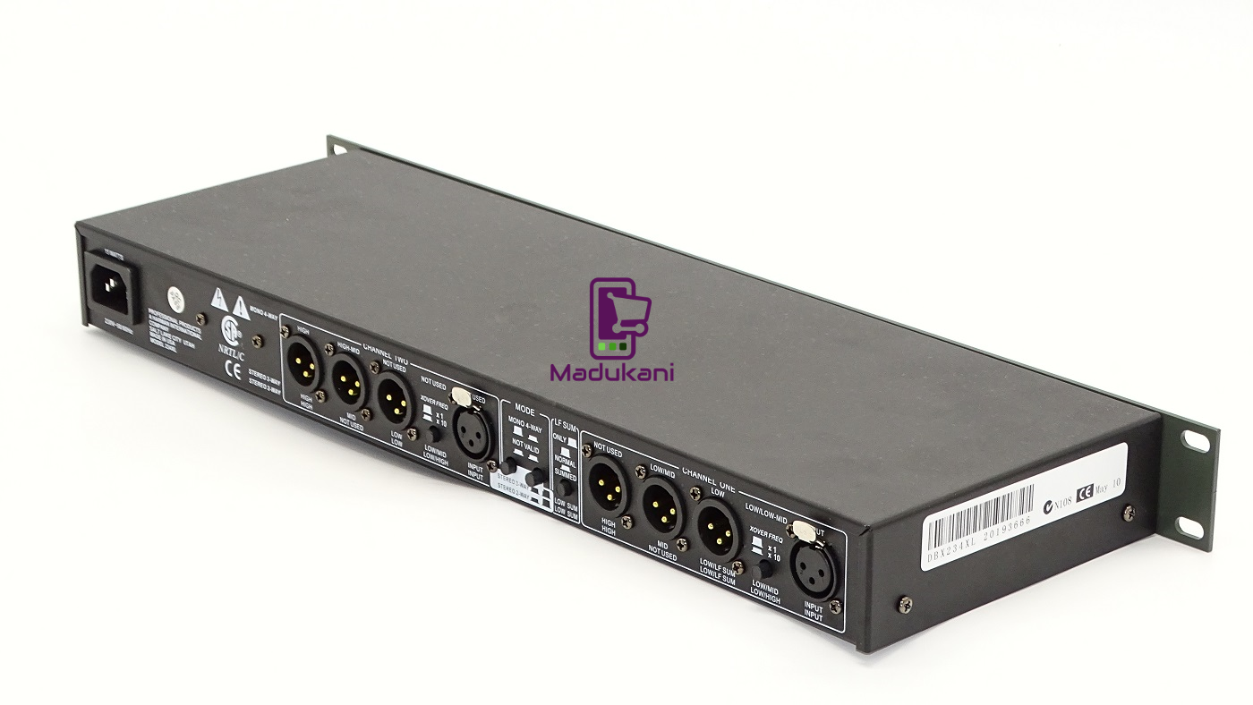 DBX 234XL 2-Way 3-Way 4-Way Crossover