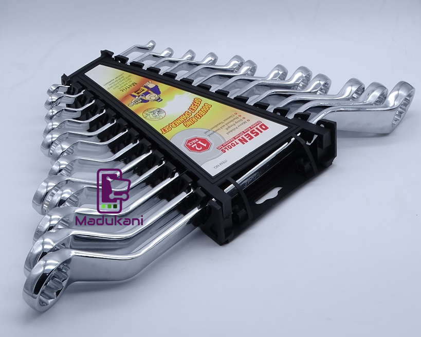 12PCS Double Ring Offset Spanner Set