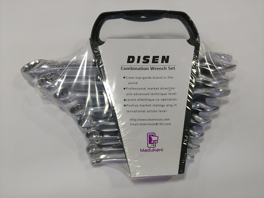 8 piece Combination Spanner Wrench Set
