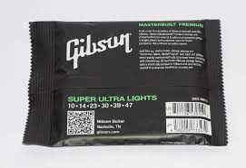 Gibson Number 10 Super Ultra Lights Acoustic Guitar Strings
