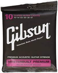 Gibson Number 10 Super Ultra Lights Acoustic Guitar Strings