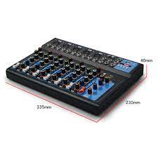 7 Channel Audio Plain Audio Mixer with Bluetooth LED Digital Display