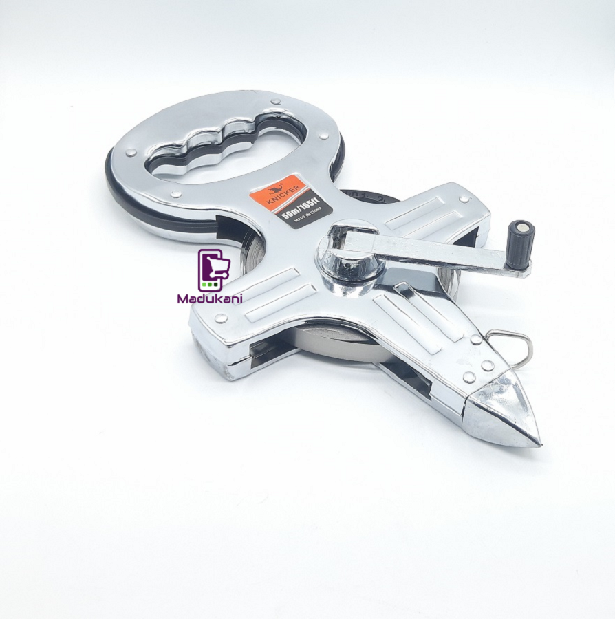 50m 165ft Open Reel Surveyor Stainless Steel Tape Measure