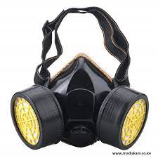 Double Respirator Gas Dust Mask And Silicone Goggles
