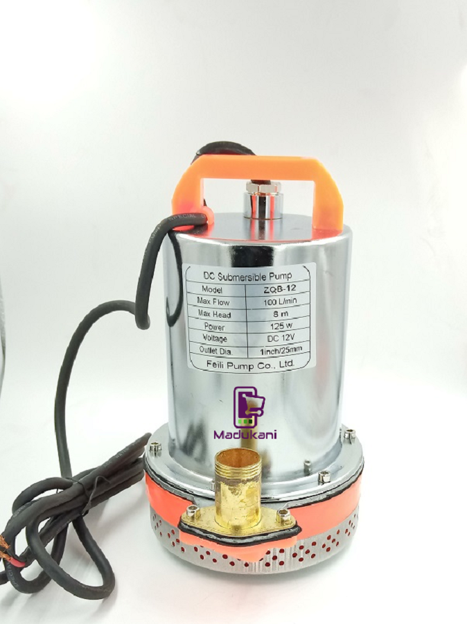12V DC Submersible Solar Water Pump with 26FT 8M Lift