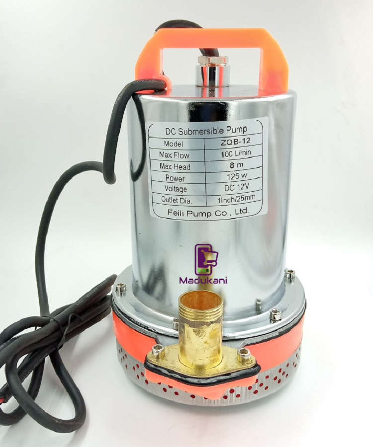 12V DC Submersible Solar Water Pump with 26FT 8M Lift