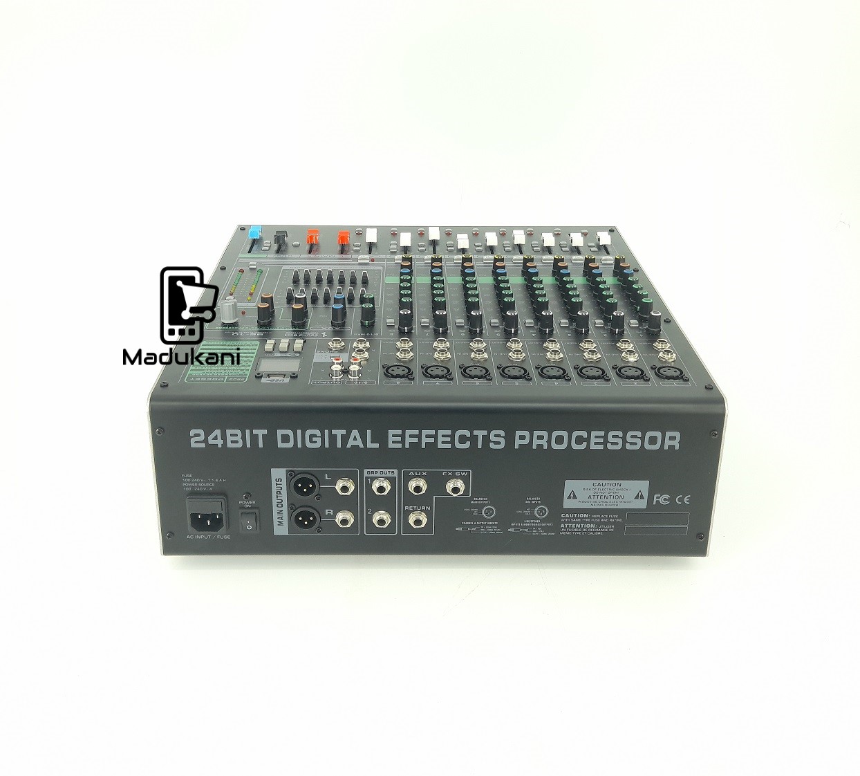 Professional 24 Bit Digital Effects Processor Unpowered 10 Channel Plain Mixer