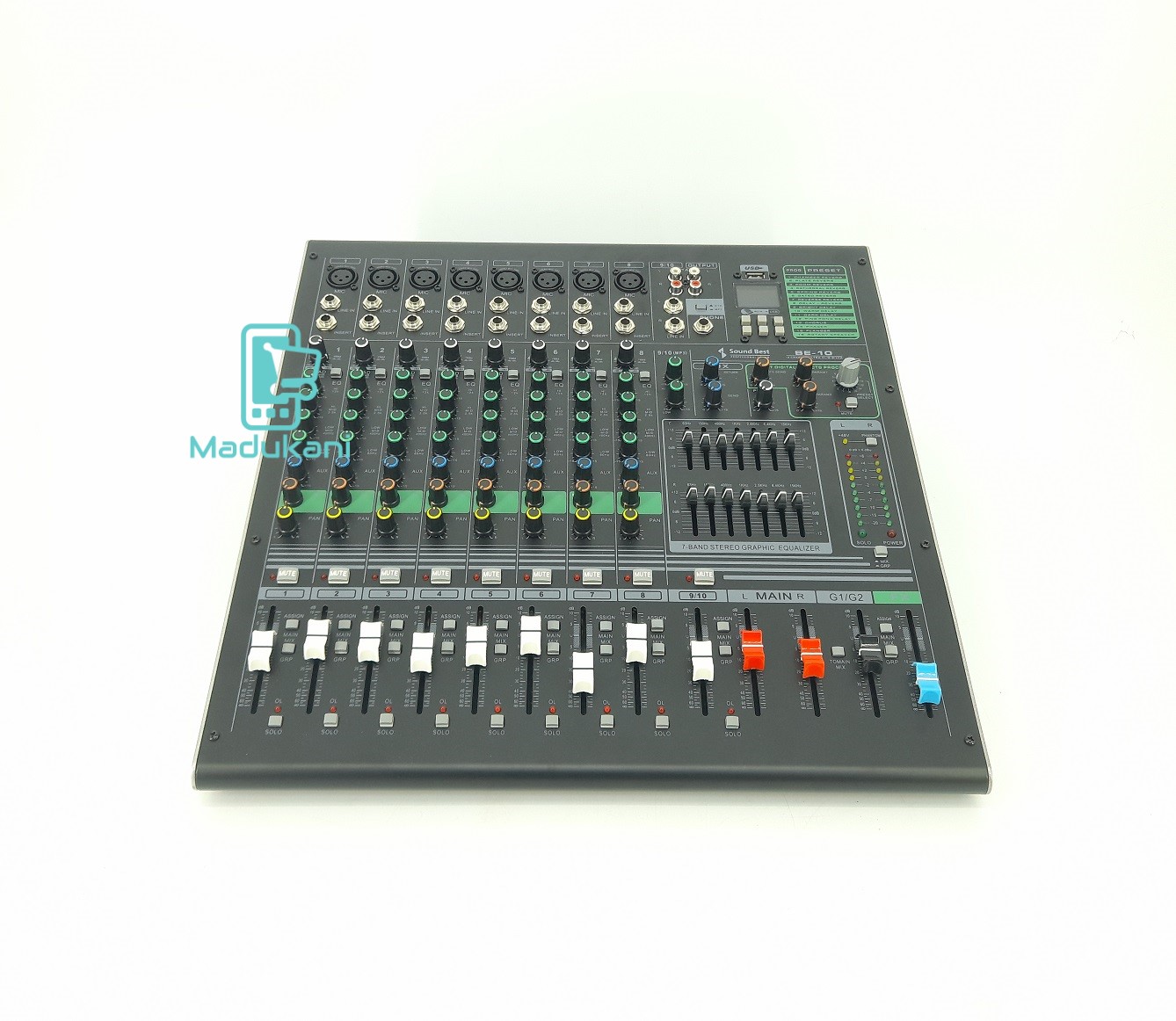 Professional 24 Bit Digital Effects Processor Unpowered 10 Channel Plain Mixer