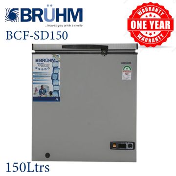 (Special Offer) Bruhm BCF-SD150 Chest Freezer Fridge FAST COOLING 150L ...
