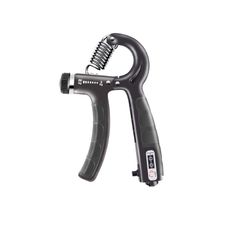 5-60KG count adjustable grip strength, men and women exercise hand wrist strength finger strength fitness equipment Black FREE SIZE 17cm one size