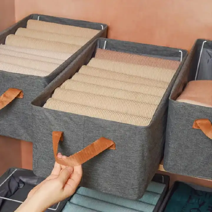 Collapsible Fabric Closet Organizer.