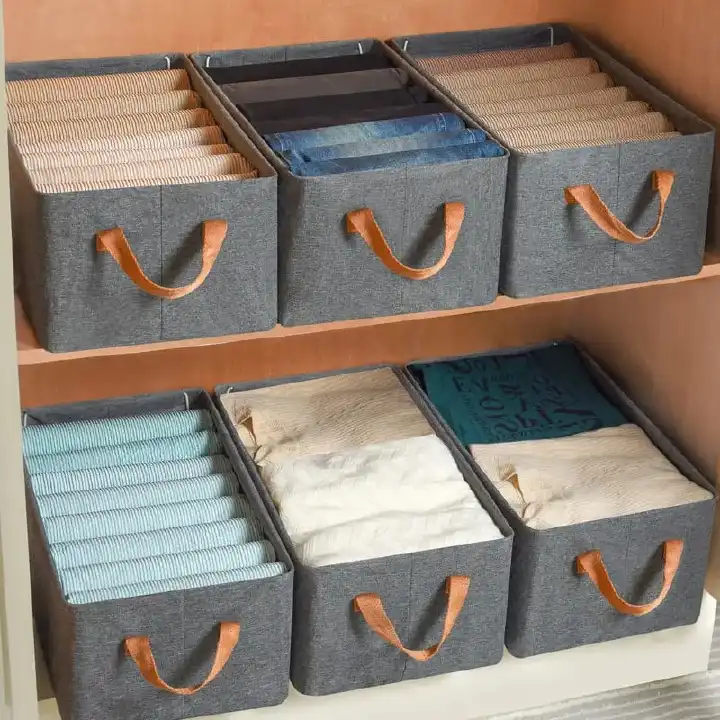 Collapsible Fabric Closet Organizer.