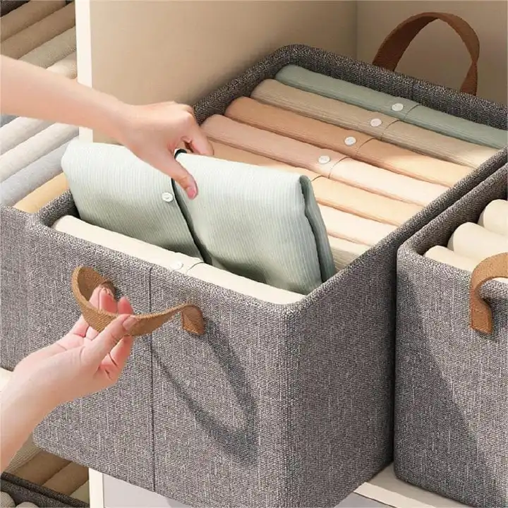 Collapsible Fabric Closet Organizer.